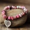 Nature’s Heart Rhodonite Stretch Bracelet