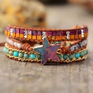 Hippie Star wrap Bracelet