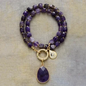 Ocean Sunset Gemstone Necklace