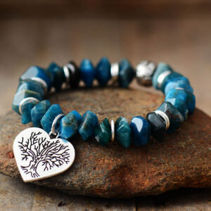 Nature's Heart Apatite Stretch Bracelet